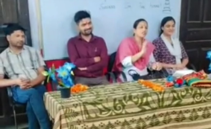 ग्रीष्मकालीन कौशल विकास शिविर का निरीक्षण: करौली के मोंटेसरी किड्स एकेडमी में रचनात्मकता का संगम