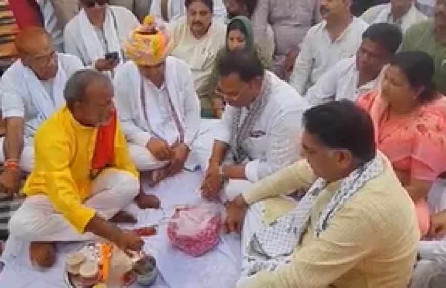 पांचना बांध पर जल संरक्षण परियोजनाओं का शुभारंभ, मंत्री सुरेश सिंह रावत ने रखी नींव