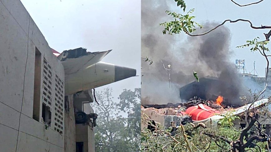 अहमदाबाद में एयर इंडिया का बोइंग 787 विमान क्रैश: 232 यात्री सवार, पूर्व मुख्यमंत्री विजय रुपाणी भी थे शामिल