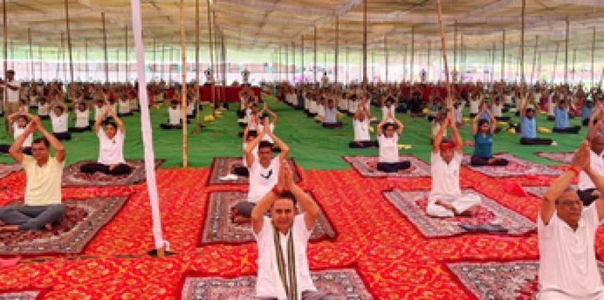 भरतपुर में अंतरराष्ट्रीय योग दिवस से पहले तीर्थस्थलों पर होगा साप्ताहिक योगाभ्यास