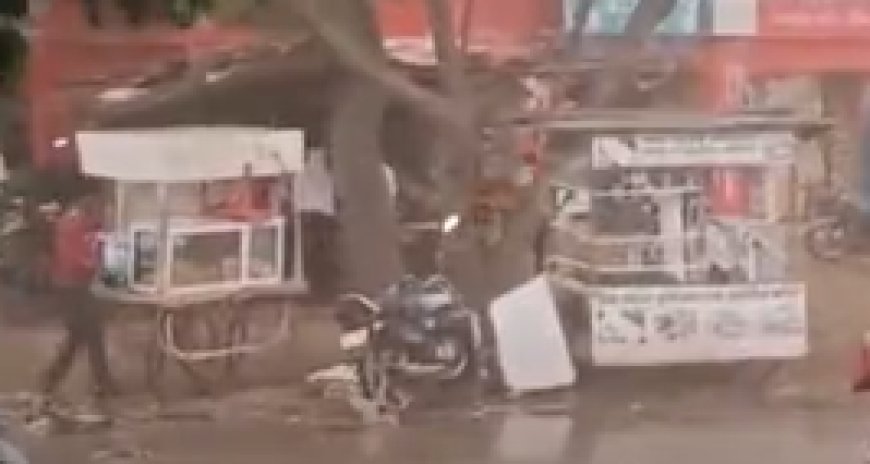धौलपुर में प्री मानसून बारिश से मौसम ने ली करवट, आकाशीय बिजली से युवक झुलसा
