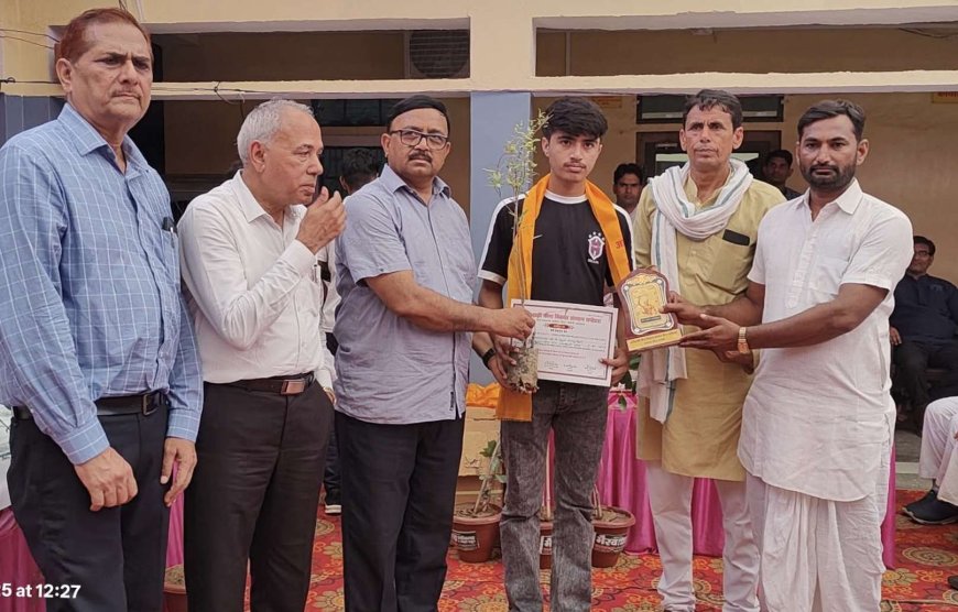 सपोटरा में 131 प्रतिभाओं का सम्मान, आदिवासी मीणा विकास संस्थान की पहल