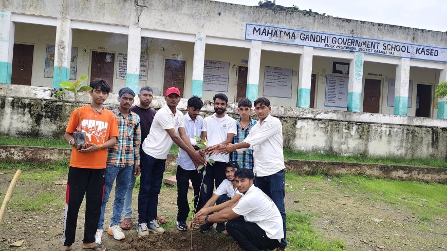 समाजसेवी कमलेश घुनावत ने 23वें जन्मदिन पर रक्तदान और 101 पौधे लगाकर दिया सेवा और पर्यावरण संरक्षण का संदेश