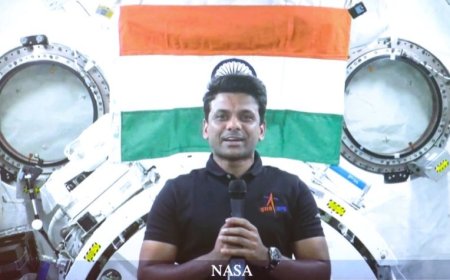 भारतीय अंतरिक्ष यात्री शुभांशु शुक्ला 18 दिन बाद अंतरिक्ष से धरती पर वापस आएं