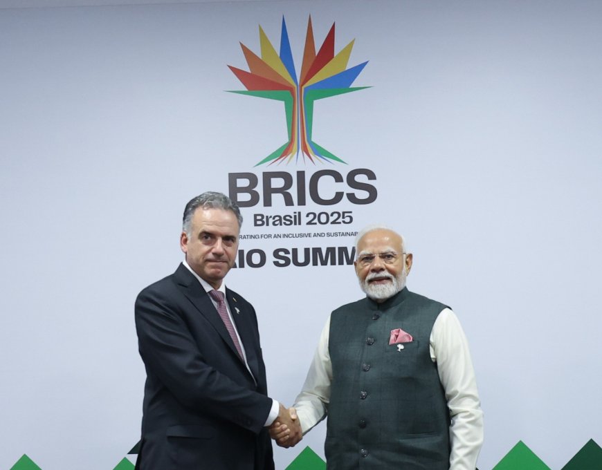 प्रधानमंत्री नरेंद्र मोदी पहुंचे ब्राजीलिया, BRICS में भारत की भूमिका को लेकर की अहम चर्चा