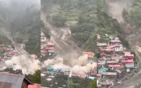 उत्तरकाशी में बादल फटने से तबाही: धराली गांव में मचा हड़कंप, 60 से ज्यादा लोग लापता