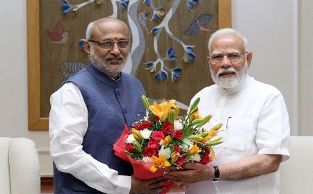 चंद्रपुरम पोन्नुसामी राधाकृष्णन को एनडीए का उपराष्ट्रपति पद उम्मीदवार नियुक्त किया गया