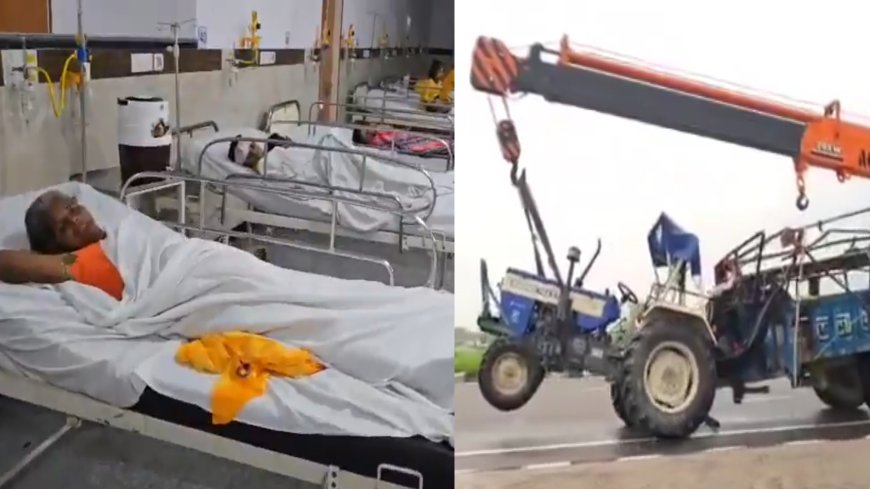 UP News: बुलंदशहर के खुर्जा में दर्दनाक सड़क हादसा: 8 श्रद्धालुओं की मौत, 50 घायल