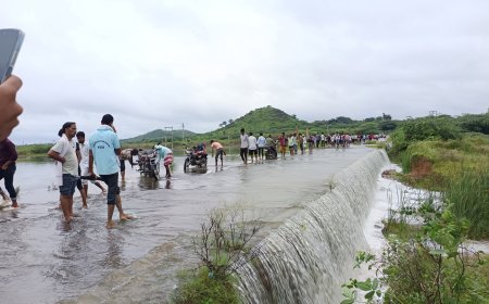 करौली के हिंडौन सिटी का जगर बांध 28 साल बाद लबालब, किसानों के चेहरे खिले