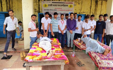 हरसहाय मीना अरोरा ने रक्तदान शिविर लगाकर मनाया 29 वाँ जन्मदिन