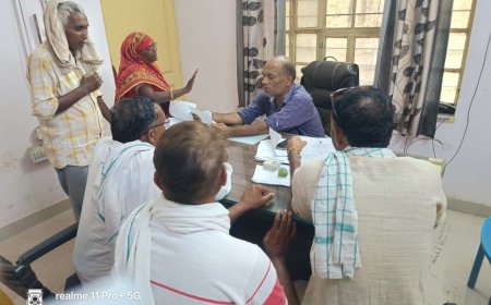 सपोटरा: किसानों को भेजे जा रहे गलत बिजली के बिल, प्रताप पाकड़ ने AEN ऑफिस में की वार्ता