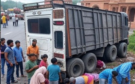 धर्म यात्रा के दौरान दर्दनाक हादसा: ढलियारा में पलटा श्रद्धालुओं से भरा ट्रक, दो की मौत, 19 घायल