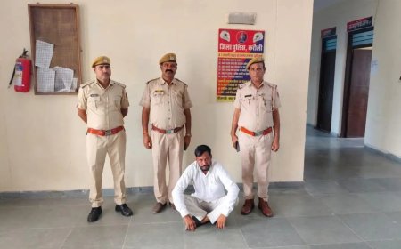 रामपुर धावाई ग्राम पंचायत सरपंच सिरमोहर गुर्जर रंगदारी के आरोप में गिरफ्तार, 50 लाख की डिमांड का मामला