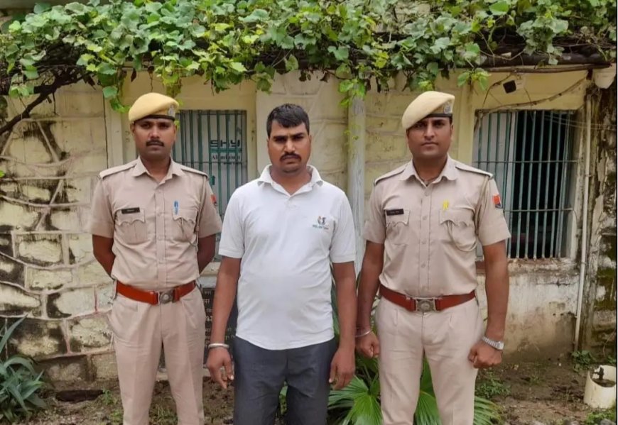 गंगापुर सिटी: उदेई मोड पुलिस ने अवैध हथियार के साथ बिजली विभाग के टेक्निशियन को पकड़ा