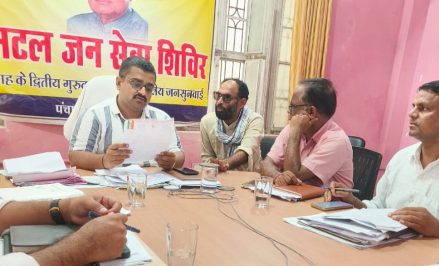 Karauli News: सपोटरा में जिला कलेक्टर की जनसुनवाई, भाजपा नेता प्रताप पाकड़ ने सौंपा 10 सूत्रीय ज्ञापन