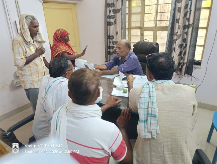 सपोटरा: किसानों को भेजे जा रहे गलत बिजली के बिल, प्रताप पाकड़ ने AEN ऑफिस में की वार्ता
