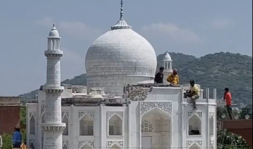 अजमेर के सेवन वंडर में मजदूर तोड़ रहे ताजमहल, सुप्रीम कोर्ट ने लगाई थी फटकार