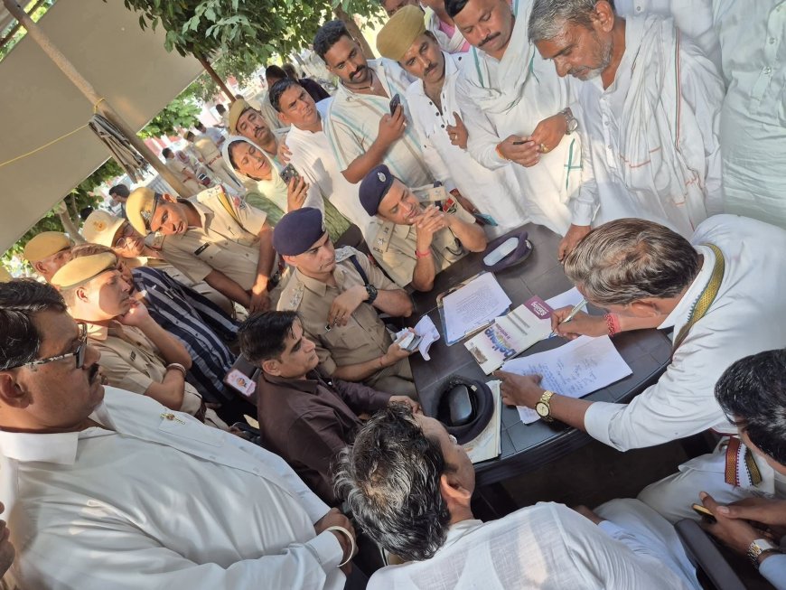 दौसा: SI राजेंद्र सैनी की मौत के मामले में बनी सहमति, 55 घंटे बाद समाप्त हुआ धरना