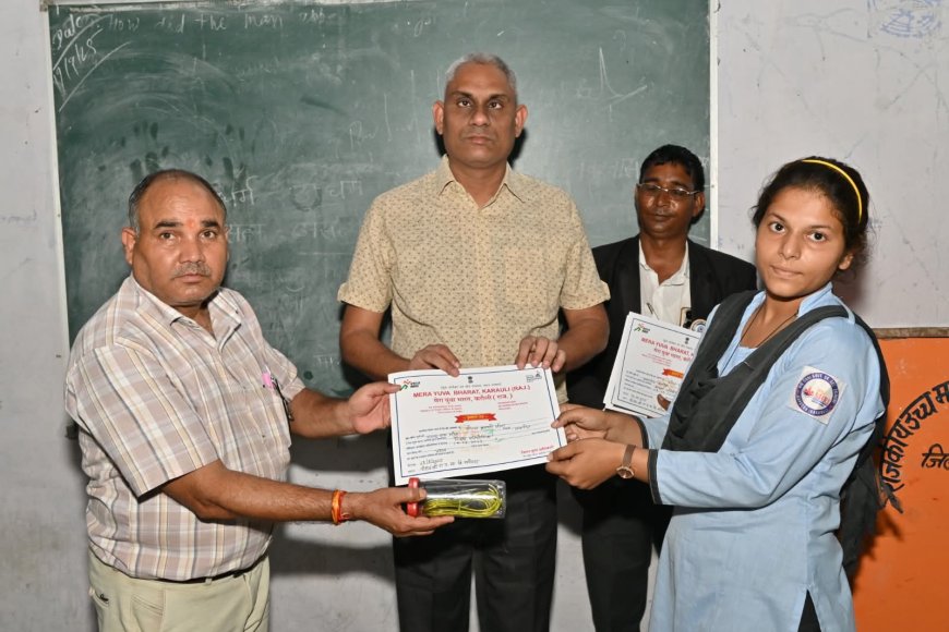 करौली में मेरा युवा भारत द्वारा हिंदी दिवस सप्ताह का भव्य आयोजन, युवाओं में दिखा उत्साह