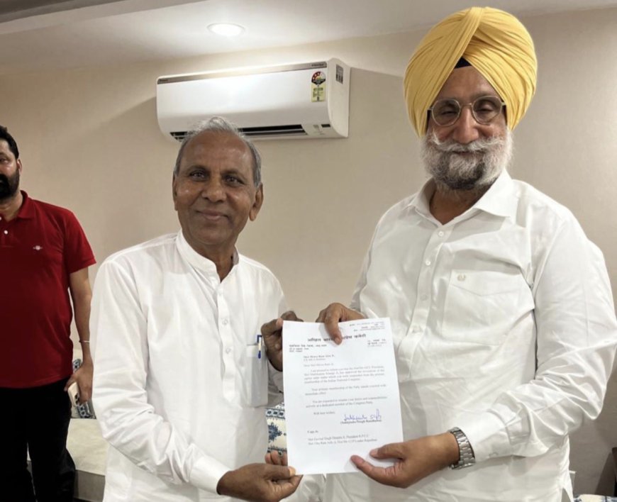 बाड़मेर : अश्लील वीडियो और रेप मामले में निलंबित पूर्व विधायक मेवाराम जैन की कांग्रेस में वापसी