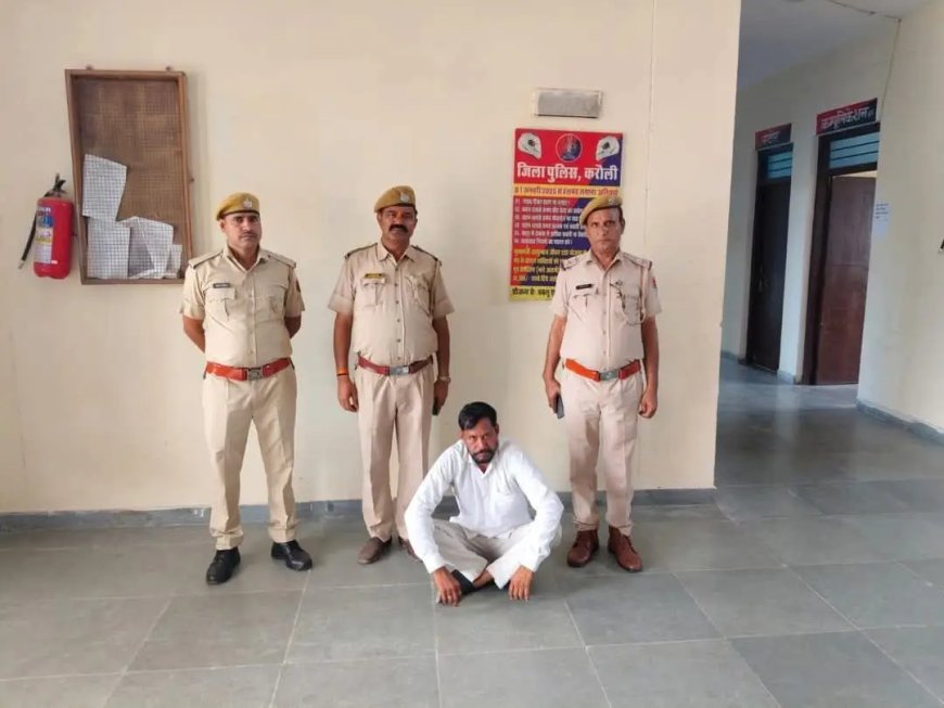 रामपुर धावाई ग्राम पंचायत सरपंच सिरमोहर गुर्जर रंगदारी के आरोप में गिरफ्तार, 50 लाख की डिमांड का मामला