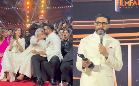 फिल्मफेयर 2025 में छलका अभिषेक बच्चन का जज्बात, पहली बार जीता बेस्ट एक्टर अवॉर्ड
