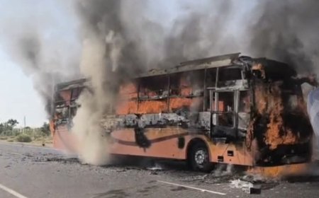 जैसलमेर में बस में आग लगने से 15 यात्री झुलसे, 10- 12 यात्रियों के जान जाने की खबर