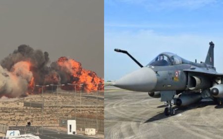 Tejas Fighter Jet Crash - दुबई एयर शो में भारतीय लड़ाकू विमान तेजस क्रैश, पायलट की मौत