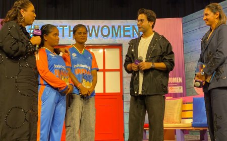 दीपिका टीसी और सिमु दास को मिला 'वी द वीमेन' पुरस्कार, ब्लाइंड क्रिकेट में दिलाई थी जीत