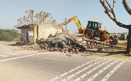 झुंझुनूं : काटली नदी के बहाव क्षेत्र से अतिक्रमण हटाने की कवायद शुरू