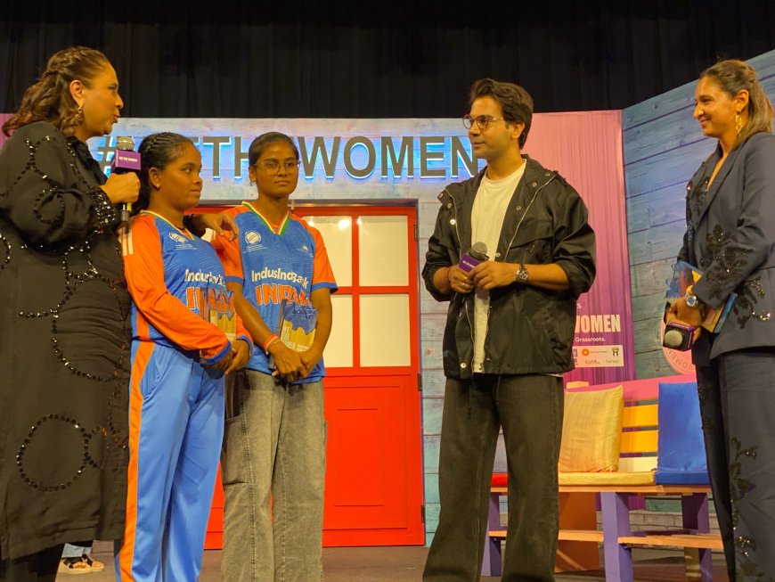 दीपिका टीसी और सिमु दास को मिला 'वी द वीमेन' पुरस्कार, ब्लाइंड क्रिकेट में दिलाई थी जीत