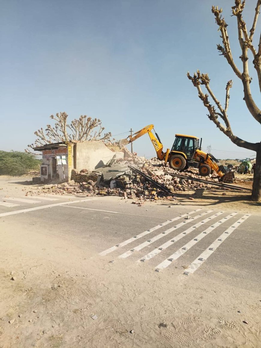 झुंझुनूं : काटली नदी के बहाव क्षेत्र से अतिक्रमण हटाने की कवायद शुरू