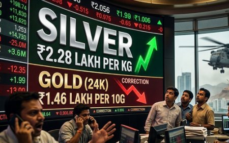 ईरान युद्ध का कोहराम: चांदी ₹2.28 लाख के रिकॉर्ड स्तर पर, सोने की कीमतों में गिरावट ने सबको चौंकाया