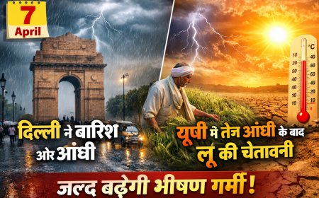 दिल्ली-यूपी मौसम खबर: आज बारिश से राहत, आने वाले दिनों में 40°C पार तापमान