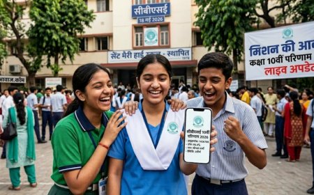 CBSE कक्षा 10वीं रिजल्ट 2026 जल्द जारी: जानें तारीख, समय, और चेक करने का आसान तरीका