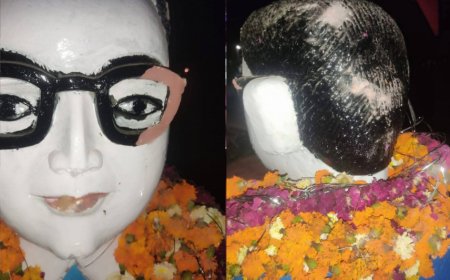 धौलपुर में बाबा साहेब अंबेडकर की प्रतिमा से छेड़छाड़, जिरौली फाटक में आक्रोश