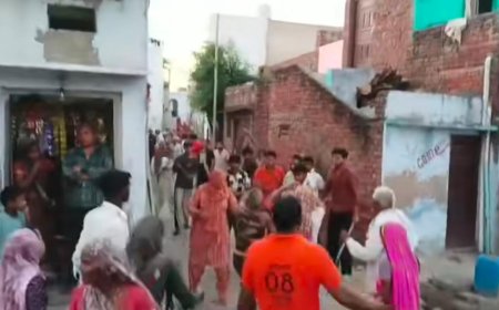 भरतपुर के ततामढ़ गांव में जयंती जुलूस के बाद झड़प, कई घायल