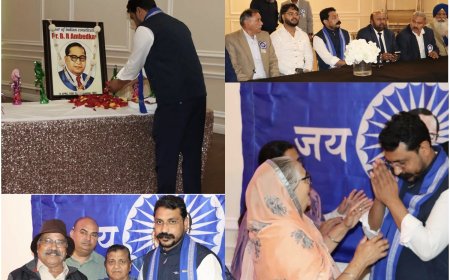 अमेरिका में गूंजा 'जय भीम': चंद्रशेखर आजाद ने कैलिफ़ोर्निया में बाबा साहेब की 135वीं जयंती पर ली बड़ी शपथ
