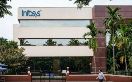 Infosys के शेयर गिरे, मजबूत नतीजों के बावजूद बाजार निराश