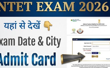 NTA NTET 2026 एडमिट कार्ड जारी: National Teachers Eligibility Test की पूरी जानकारी