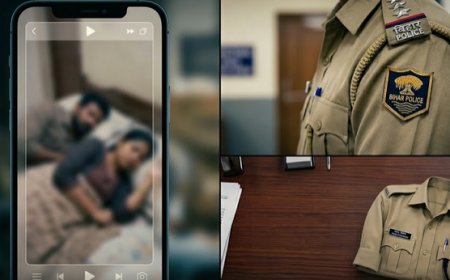 बिहार पुलिस वायरल वीडियो मामला: सिवान में एसआई और महिला कांस्टेबल निलंबित