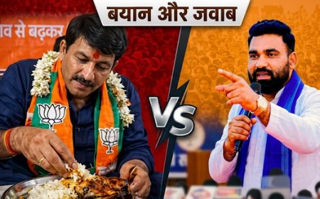 वायरल मछली फोटो से छिड़ा सियासी संग्राम: मनोज तिवारी की सफाई, कृति आजाद का तीखा वार और भीम आर्मी का करारा जवाब