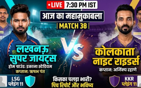 IPL 2026: लखनऊ सुपर जायंट्स बनाम कोलकाता नाइट राइडर्स - किसका पलड़ा भारी? | LSG vs KKR Match Preview