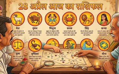 आज का राशिफल: 28 अप्रैल 2026 - जानिए किन राशियों के चमकेंगे सितारे और किन्हें रहना होगा सावधान