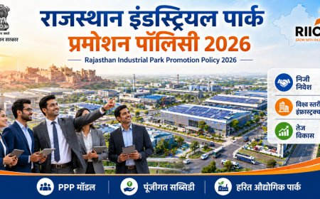 राजस्थान इंडस्ट्रियल पार्क प्रमोशन पॉलिसी 2026: निजी क्षेत्र को मिलेगा बड़ा बूस्ट, विश्व स्तरीय औद्योगिक पार्कों का नया युग