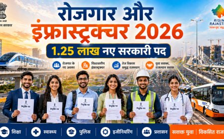 राजस्थान बजट 2026: युवाओं के लिए 1.25 लाख सरकारी नौकरियों का तोहफा और गिग वर्कर्स के लिए बनेगा नया फंड, जानें पूरा रोडमैप
