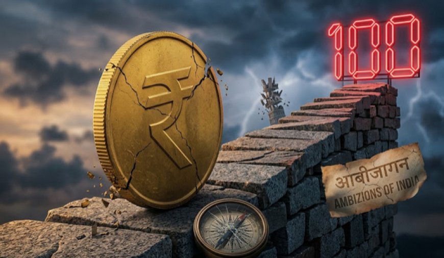 ₹100 का डॉलर: क्या कमजोर होता रुपया भारत के आर्थिक सपनों के लिए बनेगा बड़ी चुनौती?