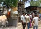 जिला अस्पताल करौली के ऑक्सीजन प्लांट में लगी आग, मरीजों और परिजनों में मची अफरा-तफरी