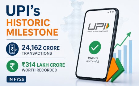 डिजिटल क्रांति का नया शिखर: FY26 में UPI ने रचा इतिहास, ₹314 लाख करोड़ का हुआ लेनदेन