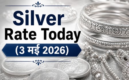 Silver Rate Today (3 मई 2026): चांदी की कीमतों में रिकॉर्ड उछाल, जानें दिल्ली, मुंबई और चेन्नई सहित देश के बड़े शहरों के ताज़ा भाव